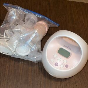 Spectra Pink and White Breast Pump